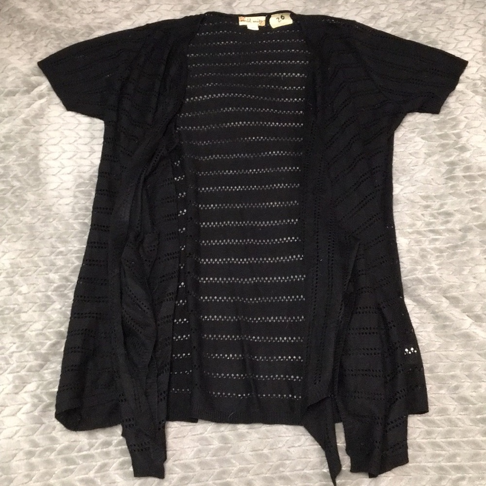 Black Lightweight Cardigan